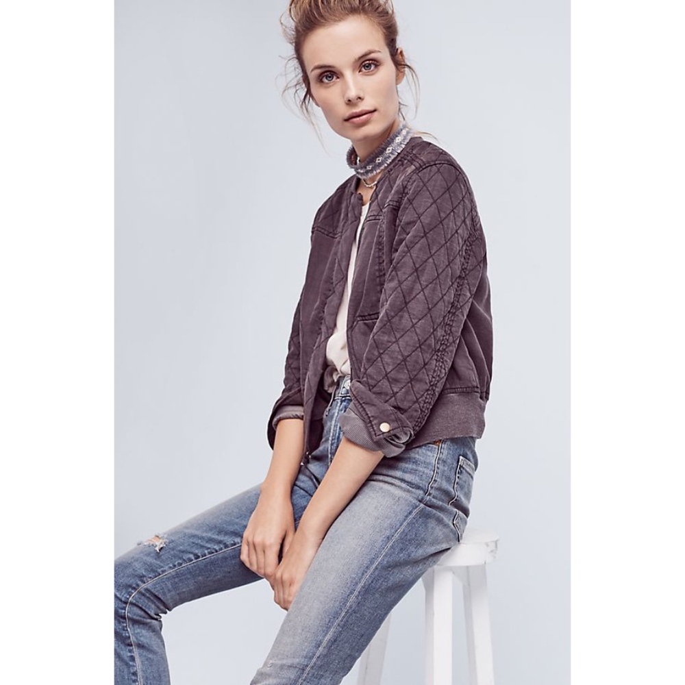 Anthropologie Hei Hei Itinerary Bomber SP